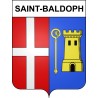 Saint-Baldoph 73 ville sticker blason écusson autocollant adhésif