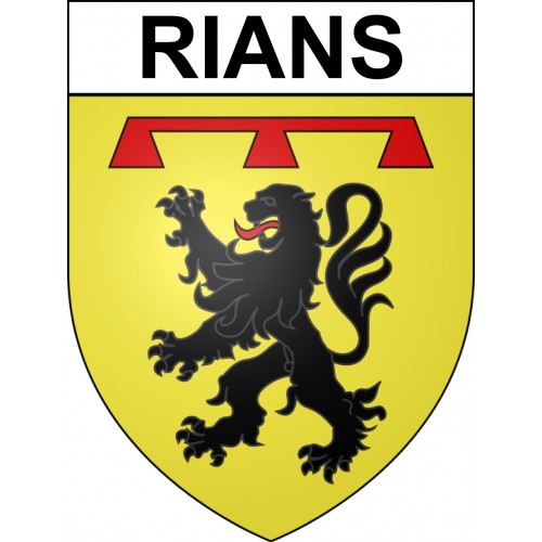 Rians 83 ville sticker blason écusson autocollant adhésif