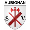 Aubignan Sticker wappen, gelsenkirchen, augsburg, klebender aufkleber