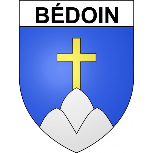 Stickers coat of arms Bédoin adhesive sticker