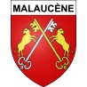 Malaucène Sticker wappen, gelsenkirchen, augsburg, klebender aufkleber