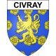 Civray 86 ville sticker blason écusson autocollant adhésif