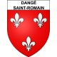 Dangé-Saint-Romain 86 ville sticker blason écusson autocollant adhésif