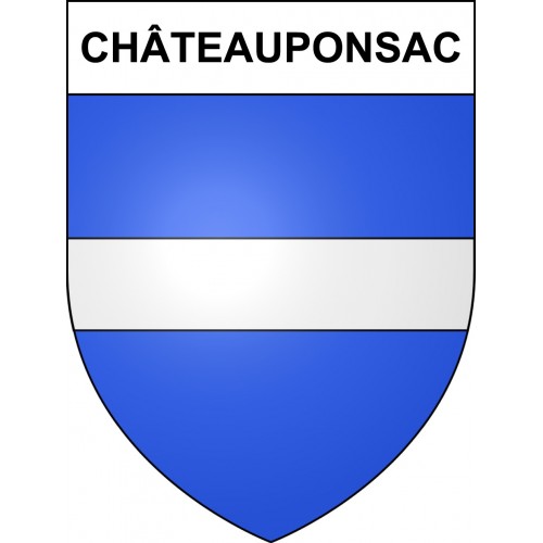 Adesivi stemma Châteauponsac adesivo