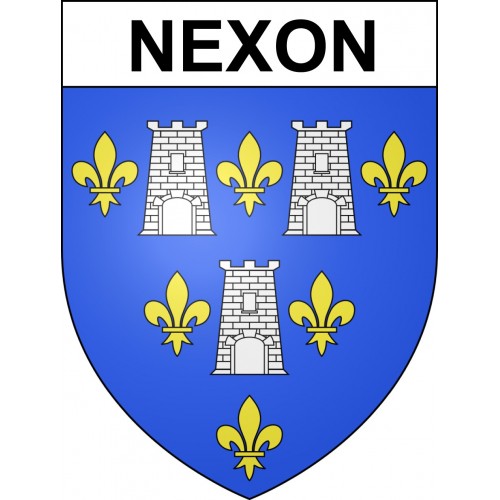 Nexon 87 ville sticker blason écusson autocollant adhésif