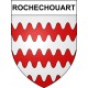 Stickers coat of arms Rochechouart adhesive sticker