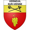 Verneuil-sur-Vienne 87 ville sticker blason écusson autocollant adhésif