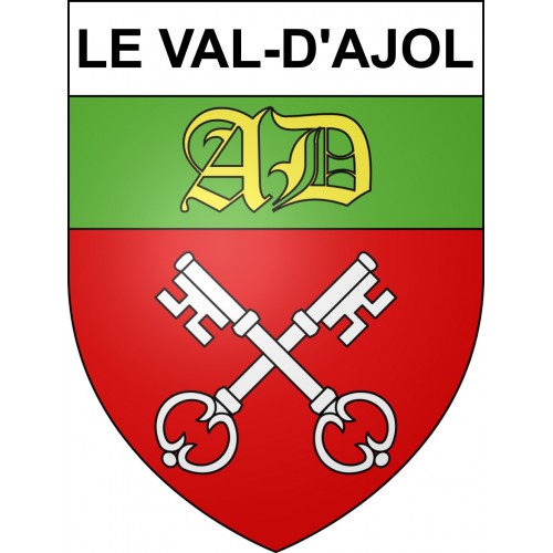 Le Val-d'Ajol 88 ville sticker blason écusson autocollant adhésif