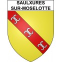 Saulxures-sur-Moselotte 88 ville sticker blason écusson autocollant adhésif