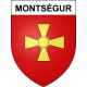 Montségur 09 ville sticker blason écusson autocollant adhésif