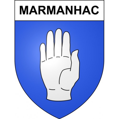 Adesivi stemma Marmanhac adesivo