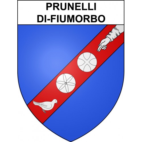 Stickers coat of arms Prunelli-di-Fiumorbo adhesive sticker
