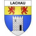 Lachau Sticker wappen, gelsenkirchen, augsburg, klebender aufkleber