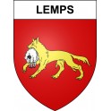 Lemps Sticker wappen, gelsenkirchen, augsburg, klebender aufkleber