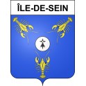 Île-de-Sein 29 ville sticker blason écusson autocollant adhésif