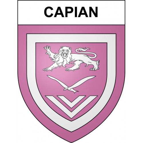 Capian 33 ville sticker blason écusson autocollant adhésif | eBay