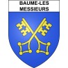 Adesivi stemma Baume-les-Messieurs adesivo