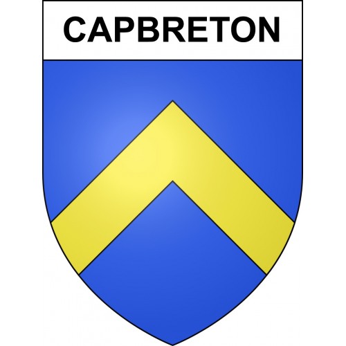 Capbreton 40 ville sticker blason écusson autocollant adhésif