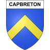 Stickers coat of arms Capbreton adhesive sticker