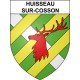 Huisseau-sur-Cosson 41 ville sticker blason écusson autocollant adhésif