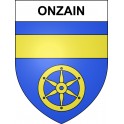 Stickers coat of arms Onzain adhesive sticker