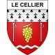 Pegatinas escudo de armas de Le Cellier adhesivo de la etiqueta engomada