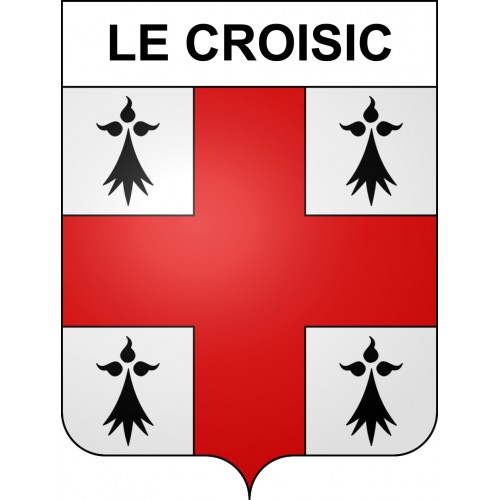 Le Croisic 44 ville sticker blason écusson autocollant adhésif