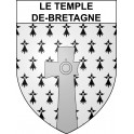 Le Temple-de-Bretagne 44 ville sticker blason écusson autocollant adhésif