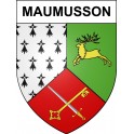 Maumusson 44 ville sticker blason écusson autocollant adhésif