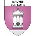Mauves-sur-Loire 44 ville sticker blason écusson autocollant adhésif