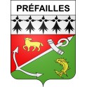 Préfailles 44 ville sticker blason écusson autocollant adhésif