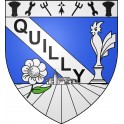 Quilly 44 ville sticker blason écusson autocollant adhésif