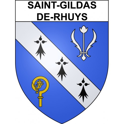 Saint-Gildas-de-Rhuys Sticker wappen, gelsenkirchen, augsburg, klebender aufkleber