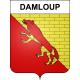Stickers coat of arms Damloup adhesive sticker
