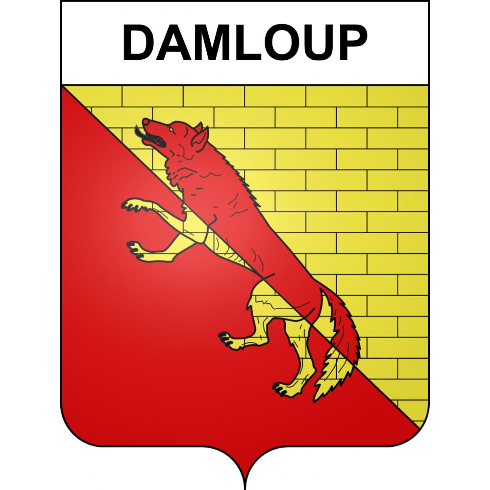 Stickers coat of arms Damloup adhesive sticker