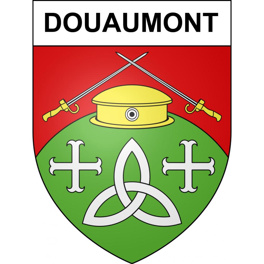 Pegatinas escudo de armas de Douaumont adhesivo de la etiqueta engomada