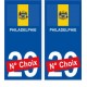 Philadelphie USA ville Autocollant plaque immatriculation auto sticker numéro au choix sticker city