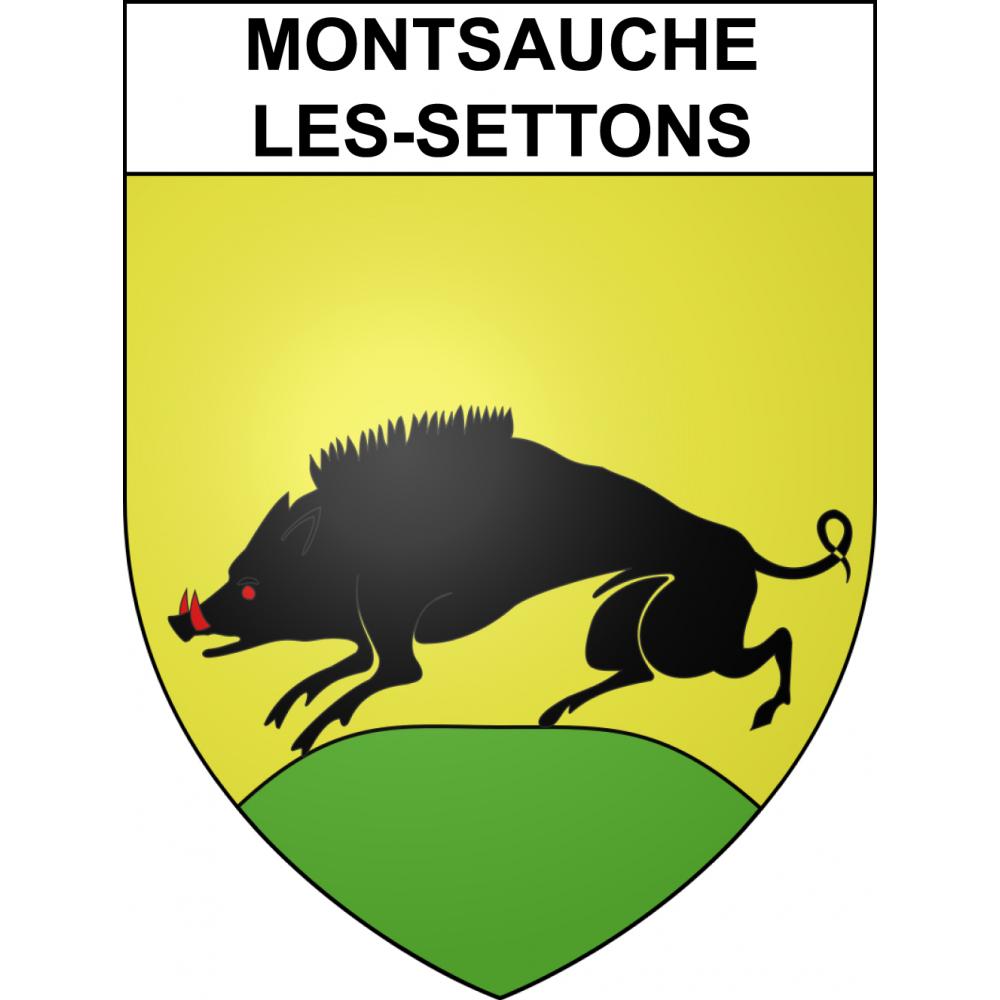 Montsauche-les-Settons Sticker wappen, gelsenkirchen, augsburg, klebender aufkleber