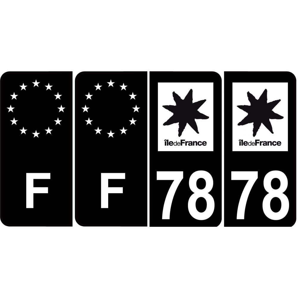 Logo noir plaque immatriculation 33 - Cdiscount