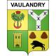 Vaulandry 49 ville sticker blason écusson autocollant adhésif