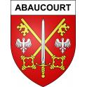 Abaucourt 54 ville sticker blason écusson autocollant adhésif