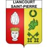 Liancourt-Saint-Pierre Sticker wappen, gelsenkirchen, augsburg, klebender aufkleber