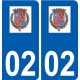 02 Condren logo ville autocollant plaque sticker