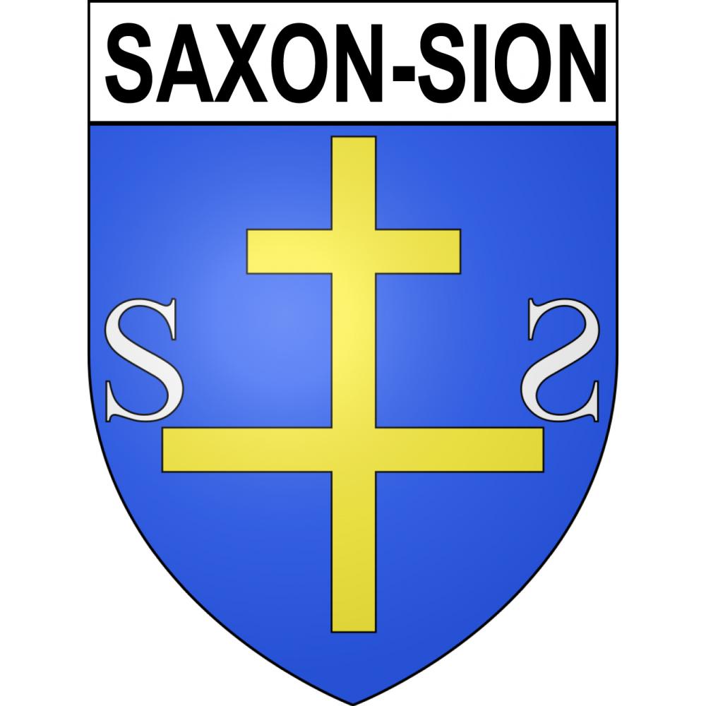 Saxon-Sion 54 ville sticker blason écusson autocollant adhésif | eBay