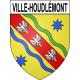 Ville-Houdlémont Sticker wappen, gelsenkirchen, augsburg, klebender aufkleber