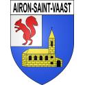 Stickers coat of arms Airon-Saint-Vaast adhesive sticker