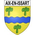 Stickers coat of arms Aix-en-Issart adhesive sticker