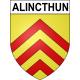 Alincthun Sticker wappen, gelsenkirchen, augsburg, klebender aufkleber