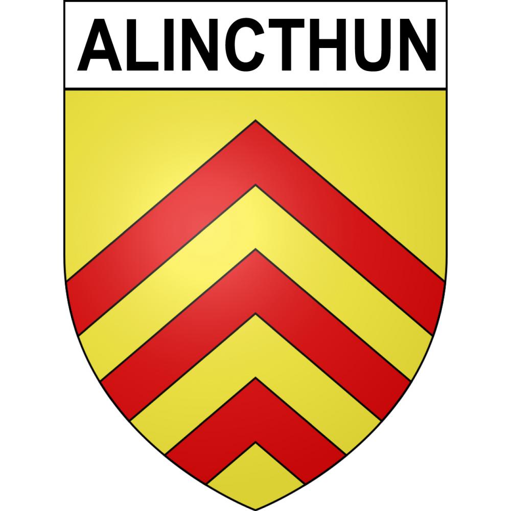 Alincthun Sticker wappen, gelsenkirchen, augsburg, klebender aufkleber