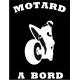 Autocollant Motard à Bord moto sticker